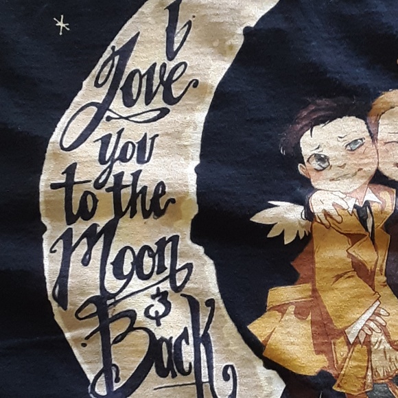 3/$15  Women's I Love you To The Moon & Back V Neck T Shirt XL - Picture 7 of 8